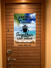 Load image into Gallery viewer, Custom magnetic Cruise Ship door flag banner
