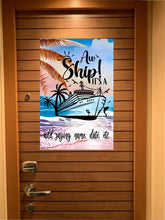 Load image into Gallery viewer, Custom magnetic Cruise Ship door flag banner
