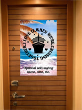 Load image into Gallery viewer, Custom magnetic Cruise Ship door flag banner
