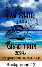 Load image into Gallery viewer, magnetic cruise Ship door decoration banner, personalized graduation cruise magnet sign, stateroom cabin door banner, cruising partners
