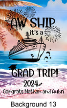 Load image into Gallery viewer, magnetic cruise Ship door decoration banner, personalized graduation cruise magnet sign, stateroom cabin door banner, cruising partners
