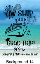 Load image into Gallery viewer, magnetic cruise Ship door decoration banner, personalized graduation cruise magnet sign, stateroom cabin door banner, cruising partners
