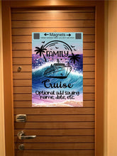 Load image into Gallery viewer, Personalized magnet Cruise Ship door decor flag
