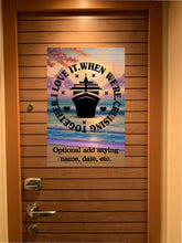 Load image into Gallery viewer, Custom magnetic Cruise Ship door flag banner
