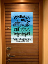 Load image into Gallery viewer, Custom magnetic Cruise Ship door flag banner
