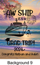 Load image into Gallery viewer, magnetic cruise Ship door decoration banner, personalized graduation cruise magnet sign, stateroom cabin door banner, cruising partners
