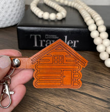 Load image into Gallery viewer, Cabin leather keychain
