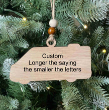 Load image into Gallery viewer, Class B Camper van Holiday tree ornament
