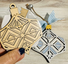 Load image into Gallery viewer, DIY Geometric decorative wood ornament kit
