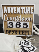 Load and play video in Gallery viewer, Retirement Wood Countdown Sign
